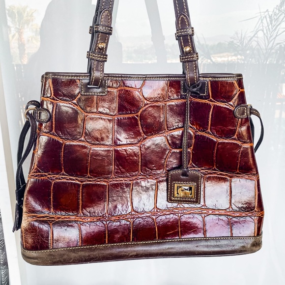 Dooney & Bourke Handbags - SOLD DOONEY & Bourke croc embossed leather bag